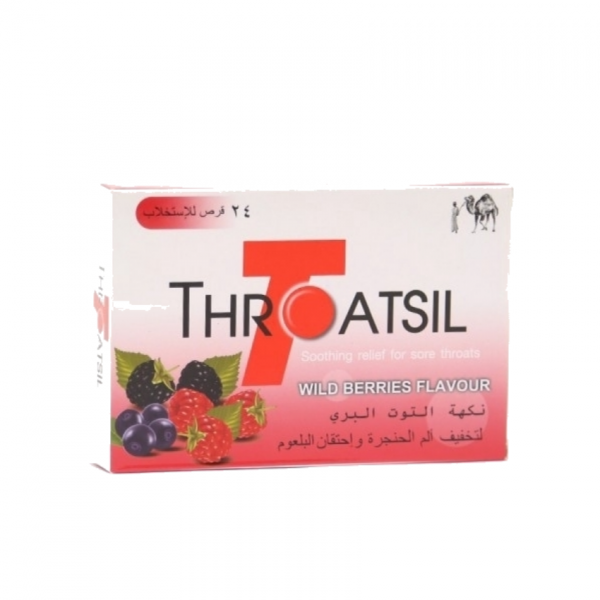 Throatsil Wild Berries 8s