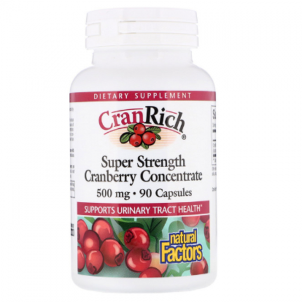 Natural Factors Cranrich Cranberry Concentrate 90s