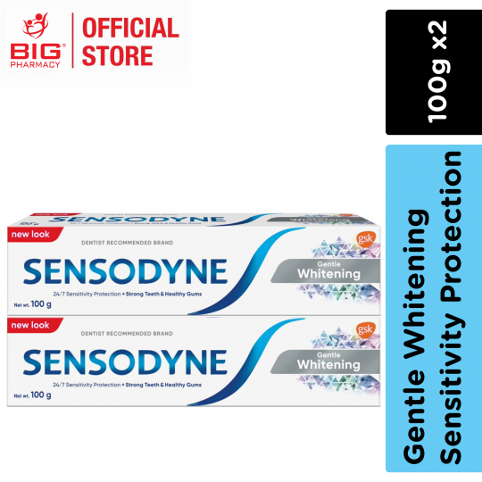 Sensodyne T/Paste Gentle Whitening 2X100g
