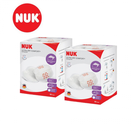 NUK Ultra Dry Comfort Breast Pads 60s x 2