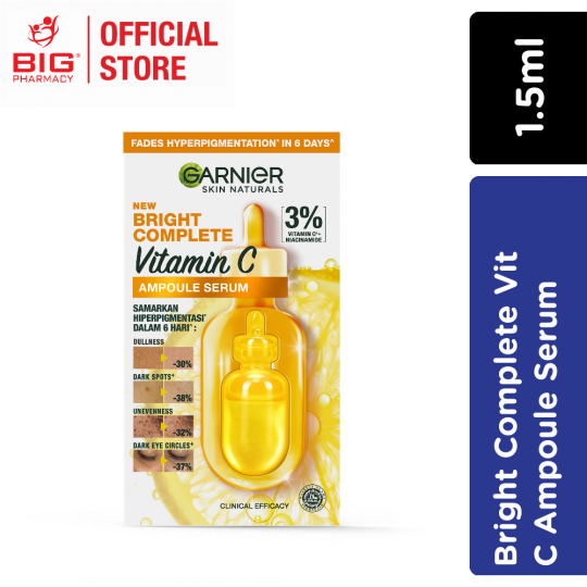 Garnier Bright Complete Vitamin C Ampoule Serum 1.5Ml