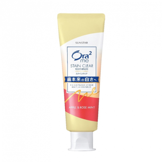 Ora2 Me Stain Clear Toothpaste -  Apple & Rose Mint 140G