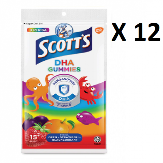 Scotts Dha Gummies (Assorted) 45G 15s x12