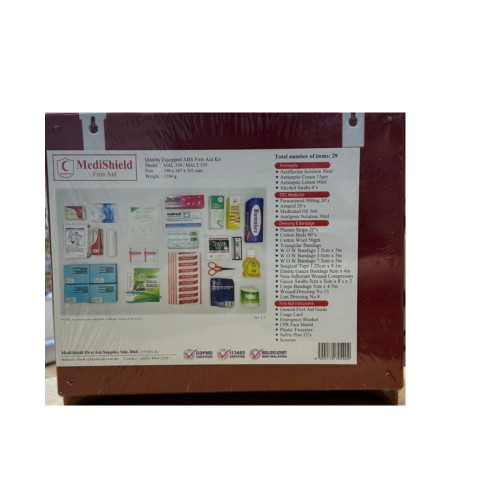 HNB Transparent Malt-539 (Large Equipped) First Aid Box
