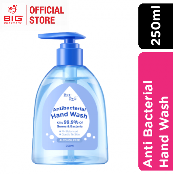 Bzu Bzu Anti Bacterial Hand Wash 250ml (For buddle use only)