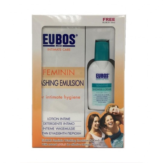 Eubos Feminine Washing Emulsion 200ml FOC 30ml
