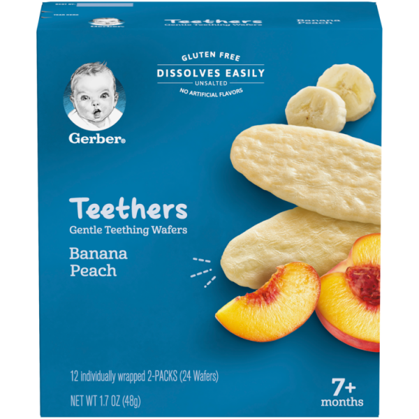 Gerber Teethers Banana Peach 48G