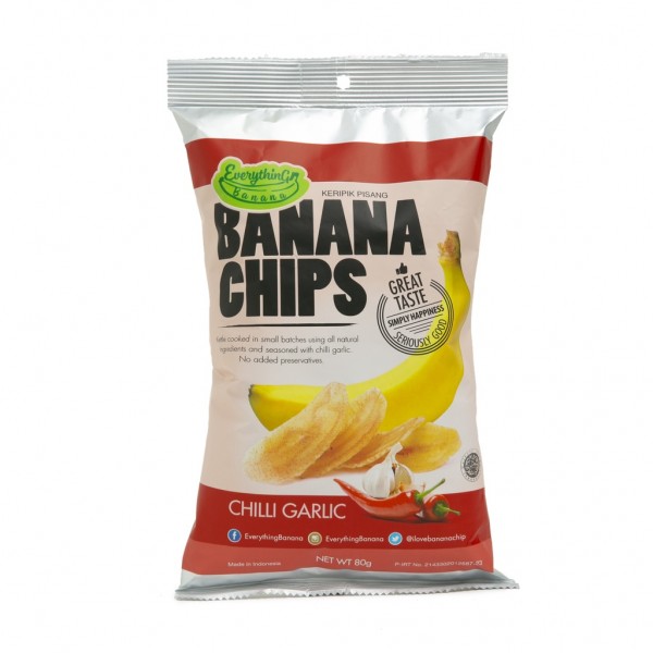 Everything Banana Chips (Chili Garlic) 80g