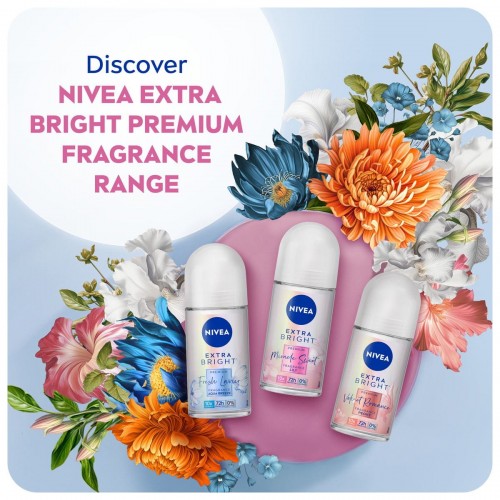 Nivea (F) Roll On Extra Bright Miracle Sweet 50ml