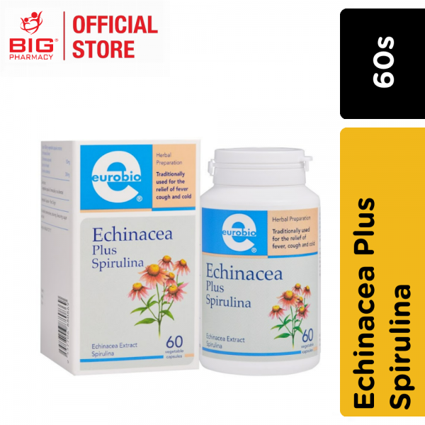 Eurobio Echinacea Plus spirulina 60s