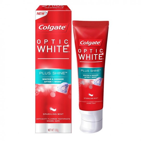 Colgate T/Paste Optic White 100g Plus Shine