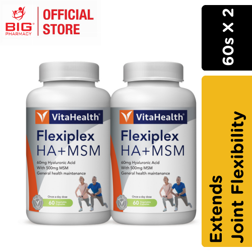Vitahealth Flexiplex HA + MSM 60s x2