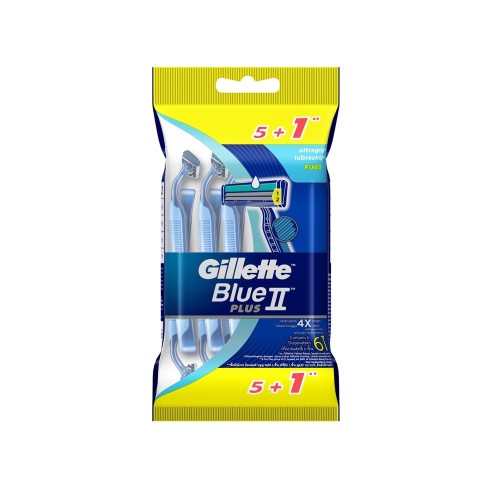 Gillette Blue 2 Plus Disposables 5S+1s (Polybag)