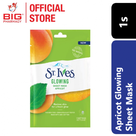 St. Ives Glowing Apricot Sheet Mask 1s