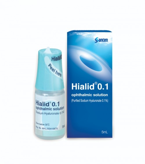 Hialid Eye Drops 0.1% 5ML (Free Gift)