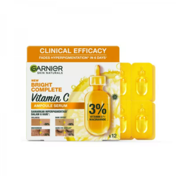 Garnier Bright Complete Vitamin C Ampoule Serum 12X1.5Ml