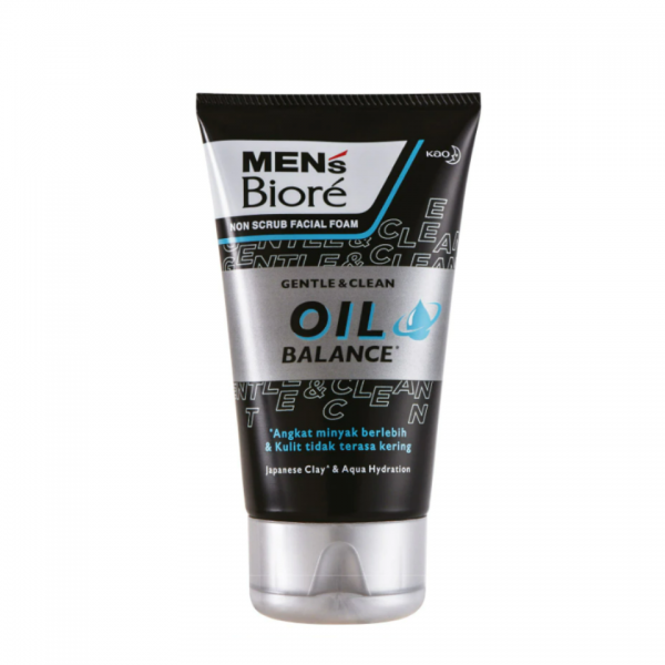 Biore Mens Non Scrub Facial Foam Oil Balance 100g