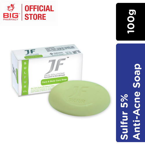 JF Sulfur 5% Anti-Acne Face & Body Soap 100g
