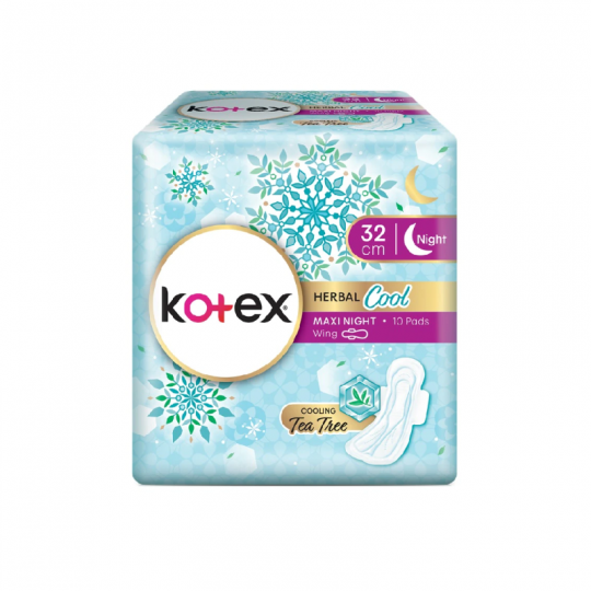 Kotex Nat Care Ovn Wing Herbal Cool 32cm 10s