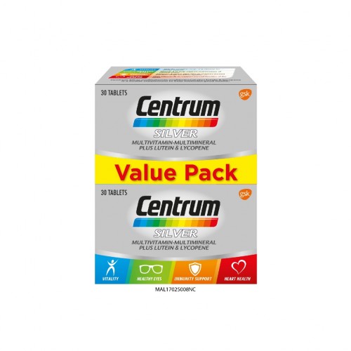 CENTRUM SILVER MULTIVITAMIN ADULT 30SX2