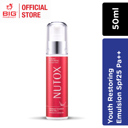 NUTOX YOUTH RESTORING MOISTURE EMULSION SPF25 PA++ 50ML 
(ALL SKIN TYPES)