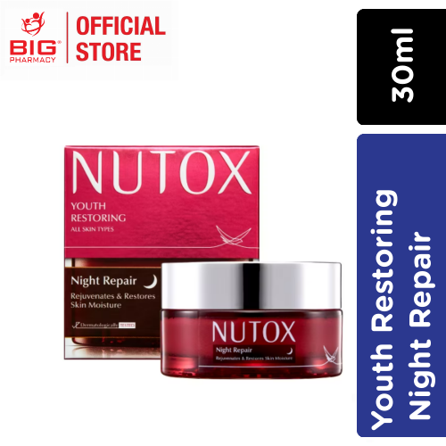 NUTOX YOUTH RESTORING NIGHT REPAIR 30ML 
(ALL SKIN TYPES)