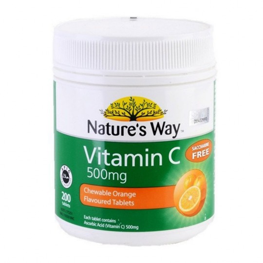 Natures Way Vitamin C 500mg Chewables 200S