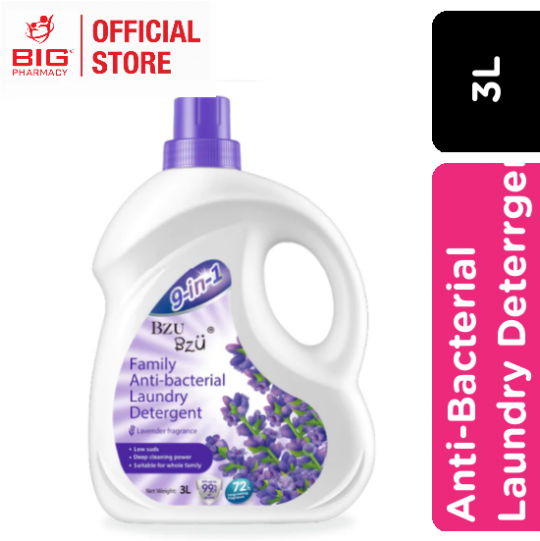 Bzu Bzu Family Anti-Bacterial Laundry Deterrgent - 3l