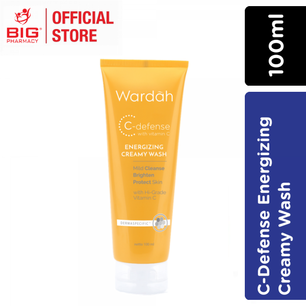 Wardah C-Defense Energizing Creamy Wash 100ml