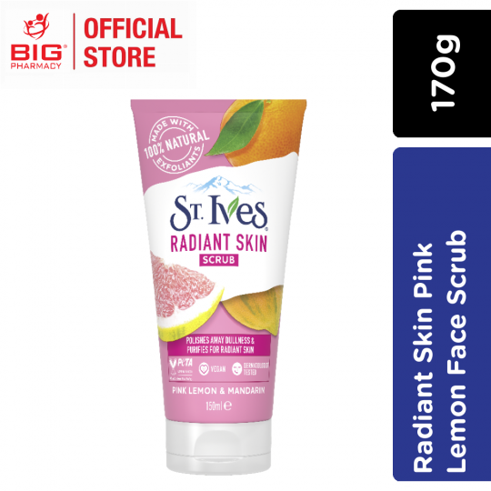 St. Ives Pink Lemon & Mandarin Face Scrub 170g