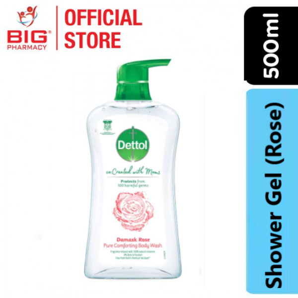 DETTOL SHOWER GEL CO-CREATED WITH MOM 500G ROSE
