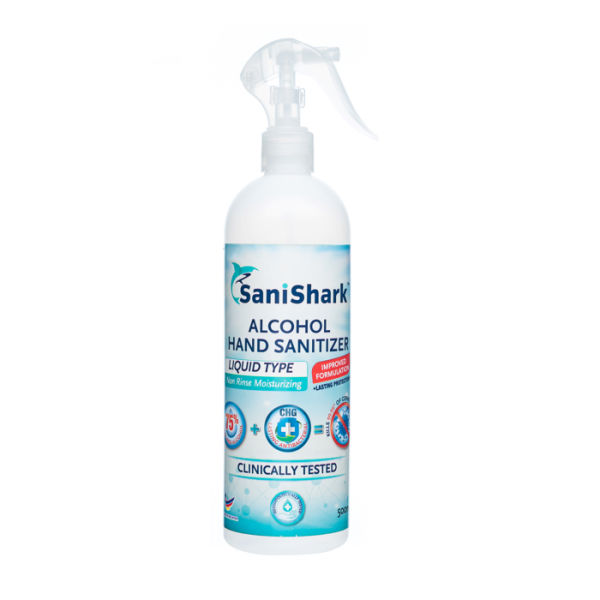 Sani Shark Hand Sanitizer Liquid Spray 500ml