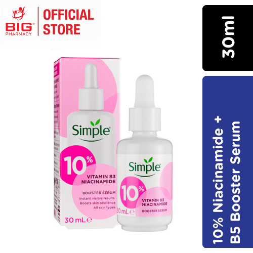 SIMPLE 10% NIACINAMIDE + B5 BOOSTER SERUM 30ML