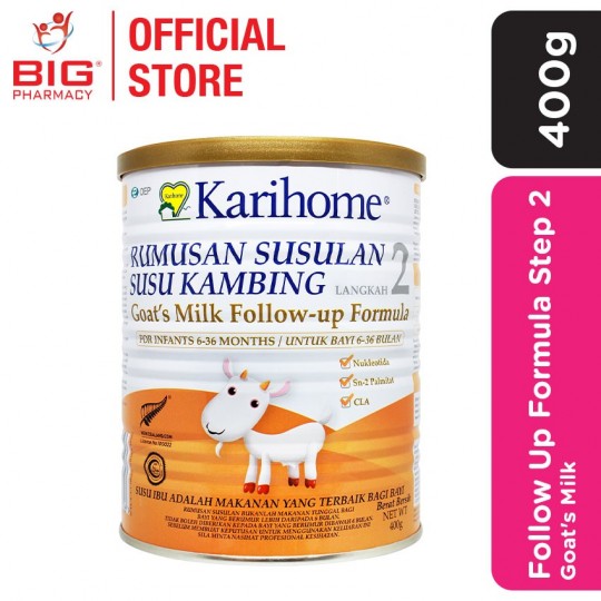 Karihome Goats Milk Follow Up Formula 400g Step 2 (6-36 Months)