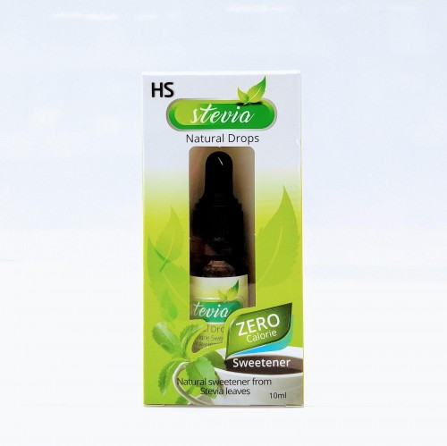 HS Stevia Natural Drops Sweetener 10ml