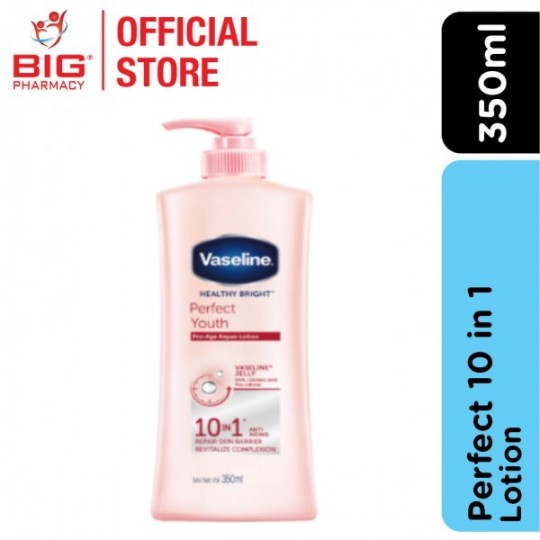OOS - VASELINE HEALTHY BRIGHT PERFECT YOUTH LOTION 350ML