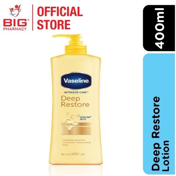 Vaseline Intensive Care Deep Restore Lotion 400ml (Yellow)