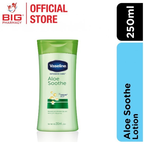 Vaseline Intensive Care Aloe Soothe Lotion 250ml (Green)