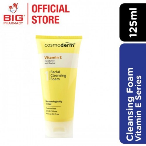 Cosmoderm Vitamin E Facial Cleansing Foam 125Ml