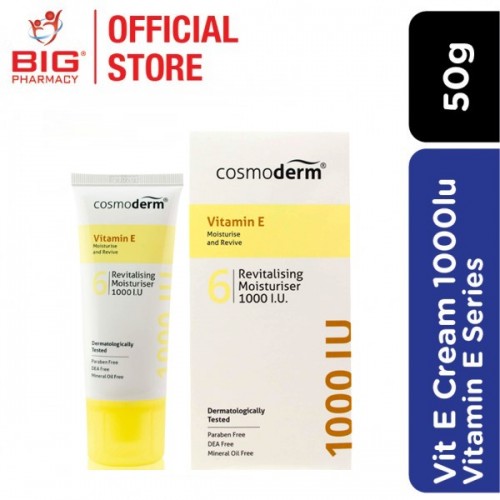 Cosmoderm Vitamin E Cream 1000Iu 50G