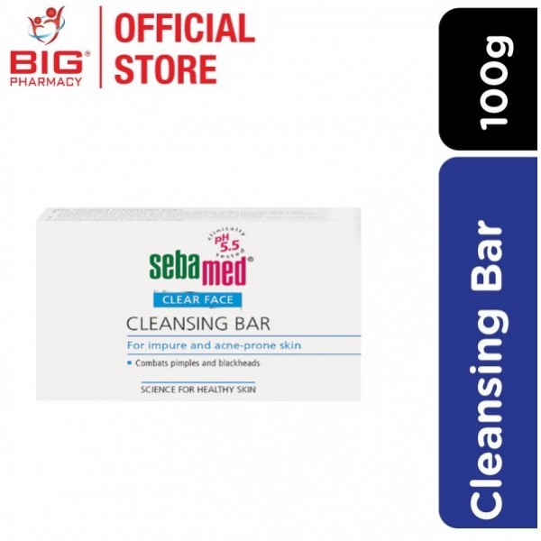 Sebamed Clear Face Teenage Cleansing Bar 100g