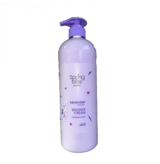 Springbliss Shower Cream Lavender 1000ml