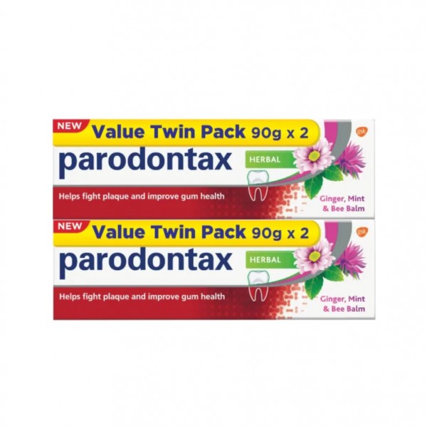 Parodontax Daily Fluoride Toothpaste 90g X2 Herbal