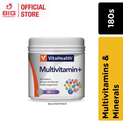 Vitahealth Multivits & Minerals 180s