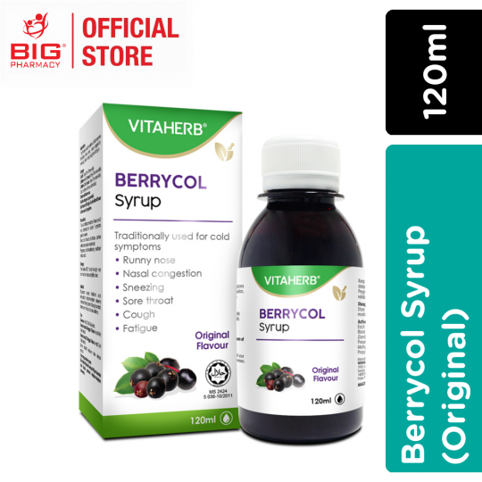 Vitaherb Berrycol Syrup 120ml (Original)