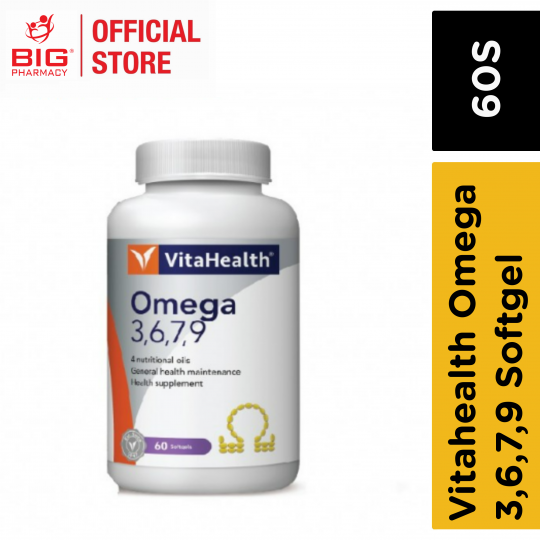 Vitahealth Omega 3,6,7,9 softgel 60s
