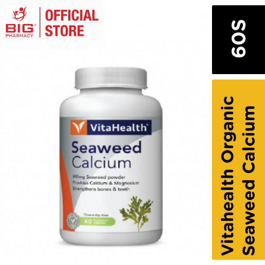 Vitahealth Organic seaweed Calcium 1000 60s