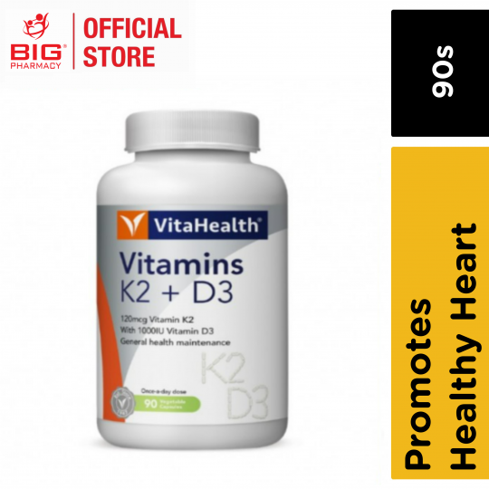 Vitahealth Vitamin K2 + D3 90s