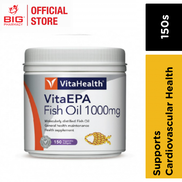 Vitahealth Vitaepa Fish Oil 1000mg Softgel 150s