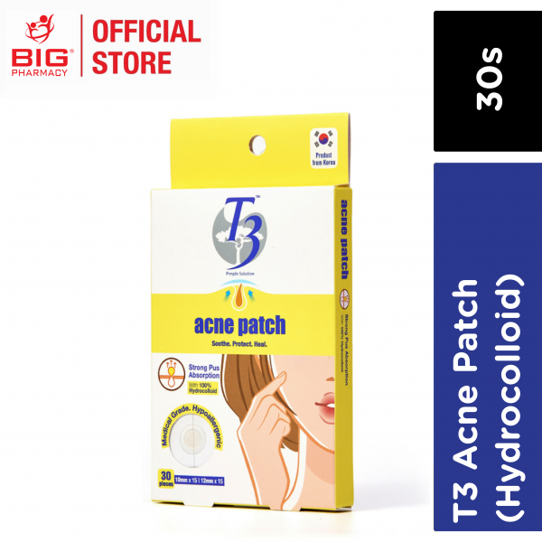 T3 Acne Patch (Hydrocolloids) 30s